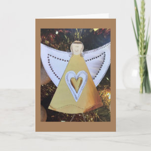 YOU ARE AN "ANGEL"  ****MOM**** AT CHRISTMAS HOLIDAY CARD