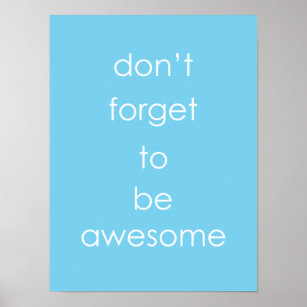 You Are Awesome Poster