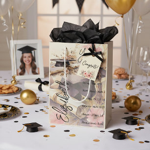 You are beautiful graduation personalized  medium gift bag