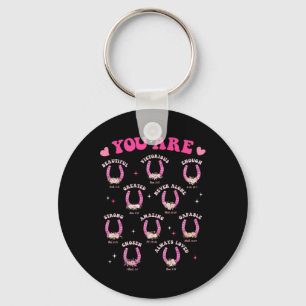 You Are Beautiful Loved Horseshoe Faith Western Va Keychain