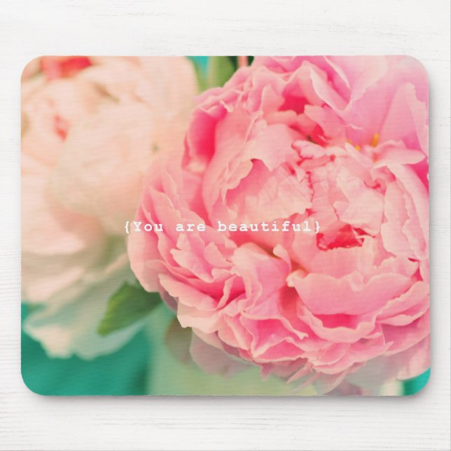 You Are Beautiful Mouse Pad (Front)