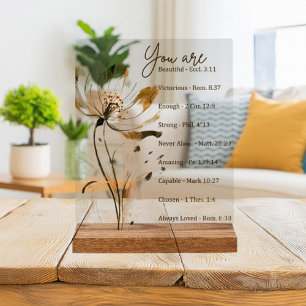 You are beautiful scriptures acrylic sign