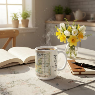 You are: Beautiful, scriptures personalized Coffee Mug