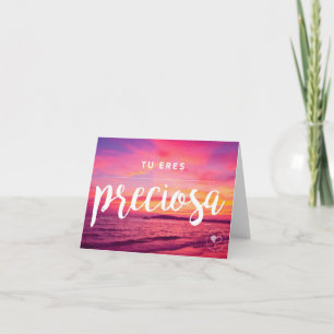 You are Beautiful Spanish Notecard w. Envelope