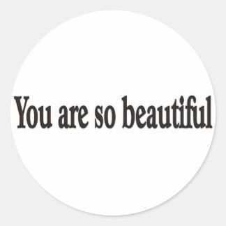 You are beautiful sticker