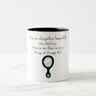 You are beautiful Two-Tone coffee mug