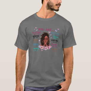 You Are Beautiful Victorious Enough Strong Floral T-Shirt
