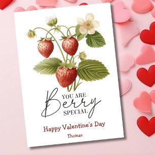 You are berry special funny Valentine's Day Holiday Card