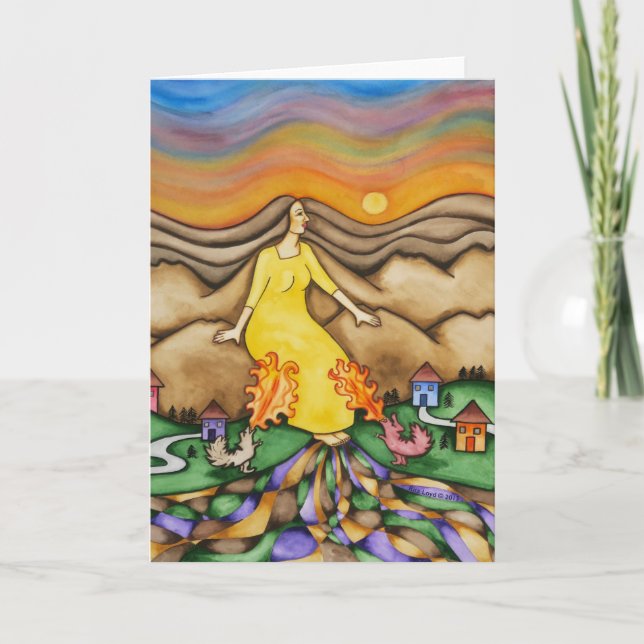 You are bigger than any problem card (Front)