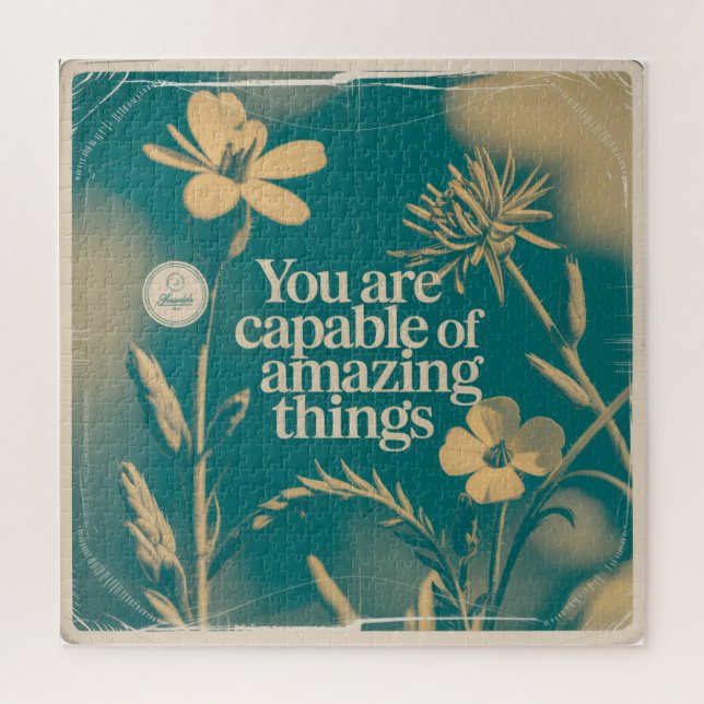 You Are Capable Of Amazing Things Jigsaw Puzzle (Vertical)