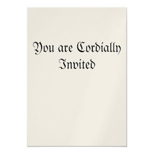 You Are Cordially Invited Invitations & Announcements | Zazzle CA