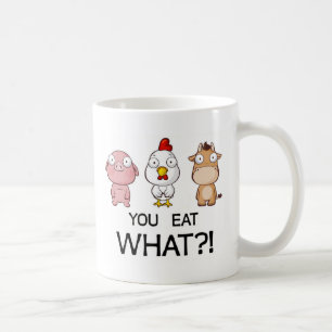 You Are Eating What?! - You Eat What?! - Animals Coffee Mug