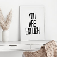 You Are Enough encouragement motivational words