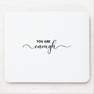 You Are Enough Mental Health S Awareness Vintage Mouse Pad