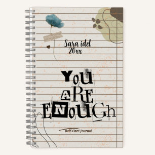 You Are Enough Motivational Notebook