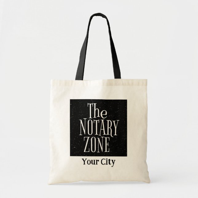 You Are Entering The Notary Zone Customized City Tote Bag (Front)