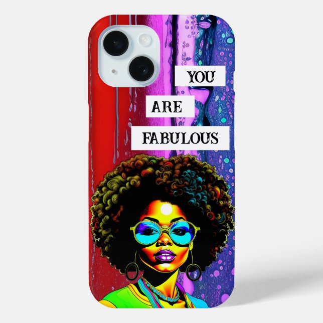 You Are Fabulous | Woman of Colour Case-Mate iPhone Case (Back)