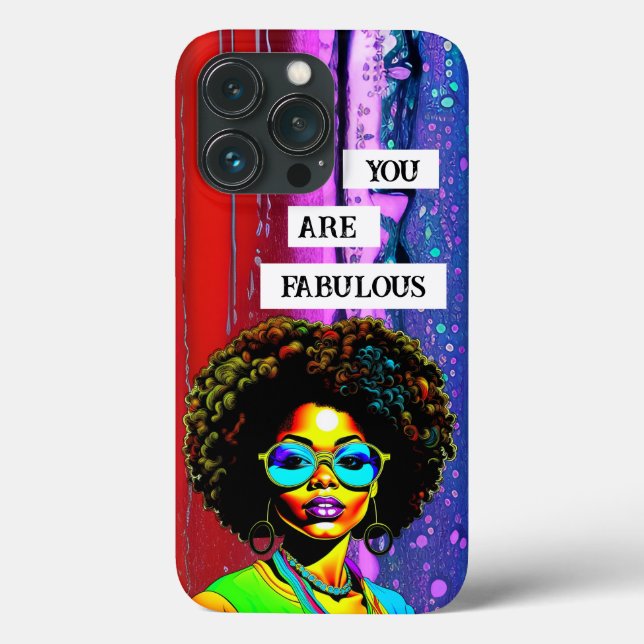 You Are Fabulous | Woman of Colour Case-Mate iPhone Case (Back)