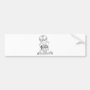 You Are Free Bumper Sticker