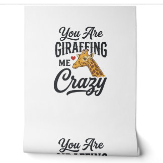 You Are Giraffing Me Crazy Funny Giraffe Shirt_1 Wallpaper