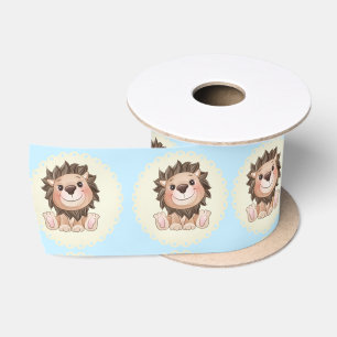 You are Grrreat Cute Lion Baby Boy     Satin Ribbon