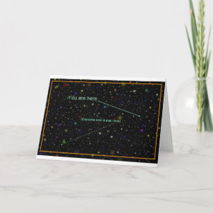 "You Are Here" Greeting Card