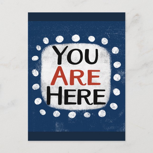 You Are Here Postcard (Front)