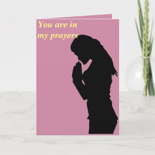 You are in my prayers card