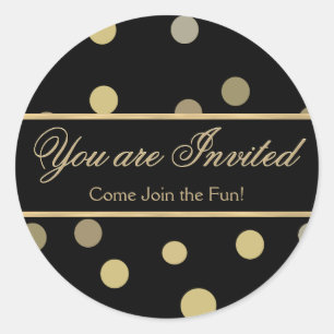 You Are Invited Classic Round Sticker