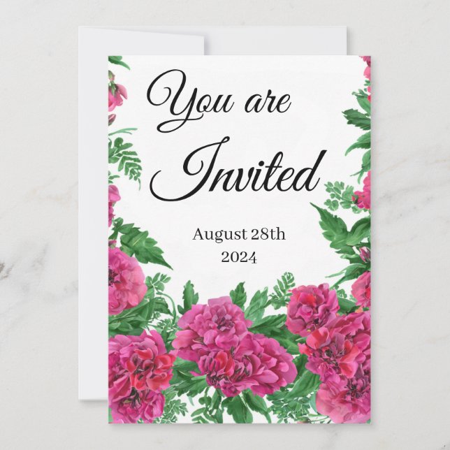 You are invited invitation  (Front)