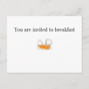 You are invited invitation postcard