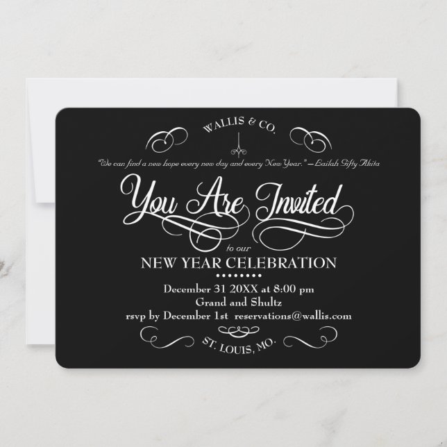 You Are Invited Scrolls Invitation (Front)