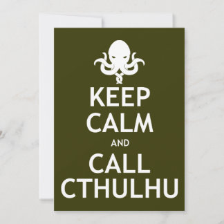 You Are Invited To an H.P. Lovecraft Party Invitation