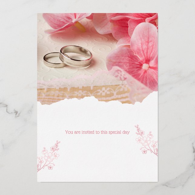 You are invited to this special day (Front)