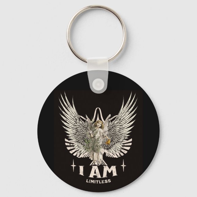 You are Limitless Angel Augmented Reality Keychain (Back)