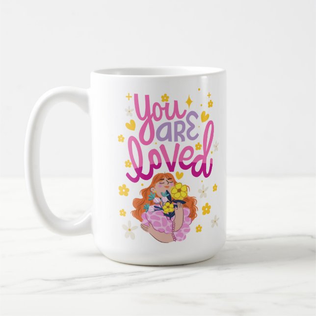 you are love coffee mug (Left)