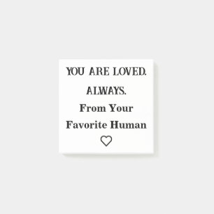 You Are Loved Always – Custom Support Sticky Note