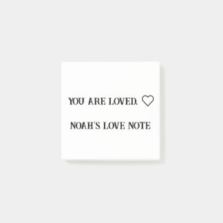 You Are Loved – Custom Affirmation Sticky Note