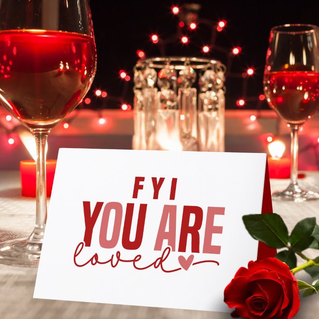 You are Loved Custom Name Text Any Occasion Card (With its customizable text, this card is perfect for any occasion.)