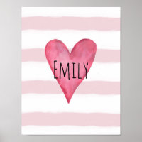 You are Loved Customizable Pink Heart Baby Girl's