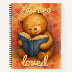 You Are Loved – Cute Bear Reading Notebook