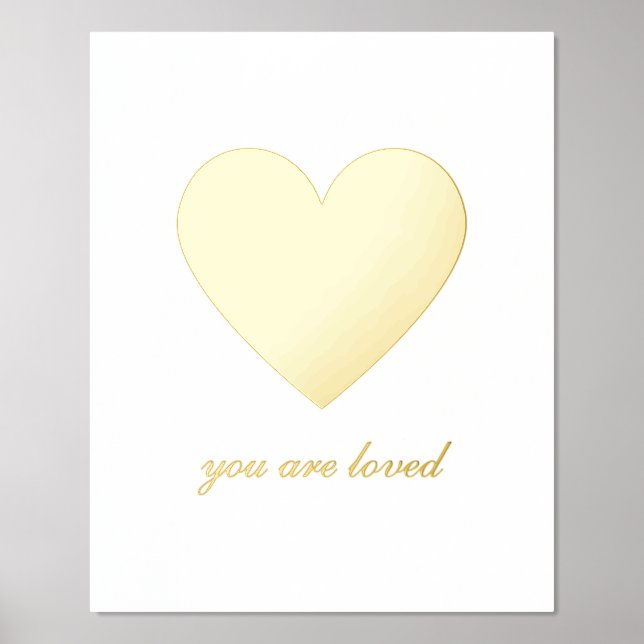 You Are Loved Foil Prints (Front)