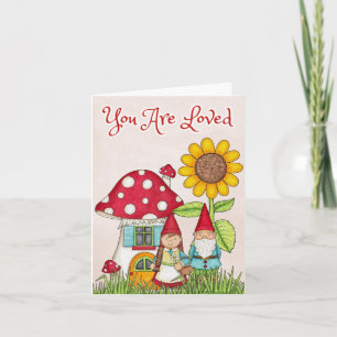 You Are Loved Gnome Card