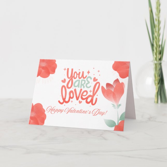 You Are Loved Holiday Card (Front)