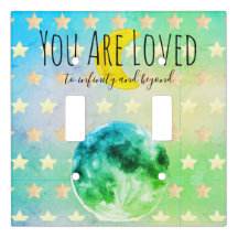 You Are Loved, infinity beyond Light Switch Cover