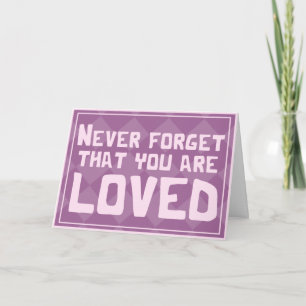 You Are Loved Platonic Valentine Card