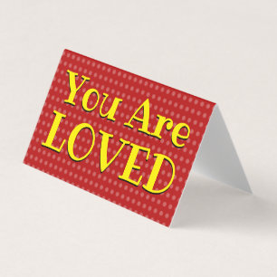 You Are Loved Platonic Valentine Notecard 25pk