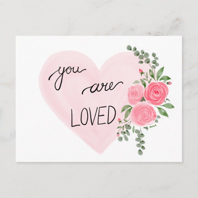You Are Loved Postcard (Front)