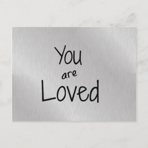 You are loved postcard