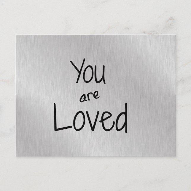 You are loved postcard (Front)